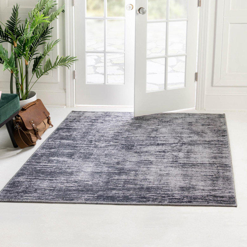 Monsour Chenille Indoor Rug, Square 5'