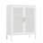 Metal Storage Cabinet With 2 Doors And 2 Adjustable Shelves, Steel Storage Cabinet For Home Office