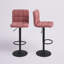 Tabouret de bar pivotant à hauteur ajustable Grosvenor-702026987