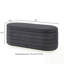Banc de rangement moderne avec repose-pieds ovale-229672157