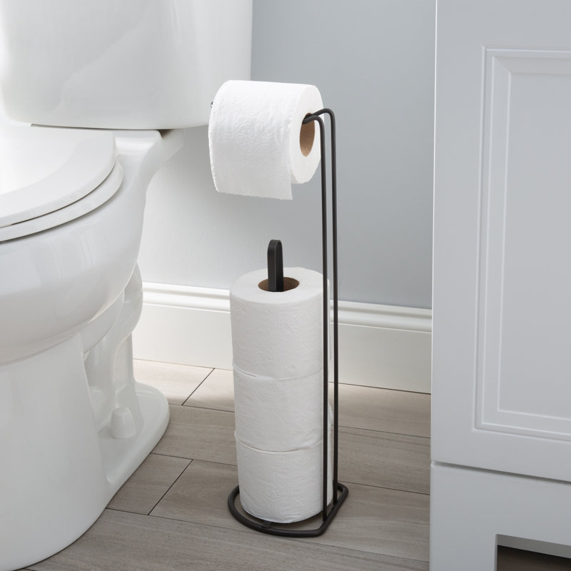 Distributeur de papier hygiénique sur pied Classic, Bronze