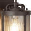 Lanterne murale d'extérieur 1 lumière finition bronze