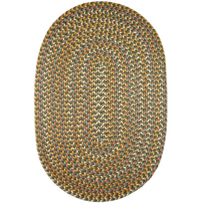 Tapis taupe foncé tressé à la main Jopling