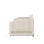 Lit de jour simple rembourré extensible de taille XL avec deux tiroirs de rangement et lumière DEL, lit de jour simple TG à très grand lit-1687180565