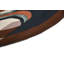 Hand Tufted Area Rug in Brown/Teal/Orange/Beige-57906913