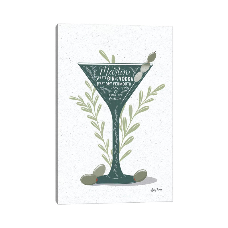 Fruity Cocktails III by Becky Thorns - Wrapped Canvas Print, 20.32 cm H x 30.48 cm W