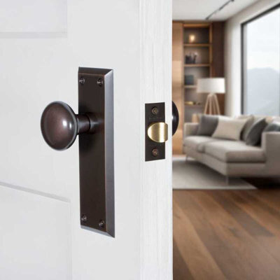 New York Plate with New York Door Knob