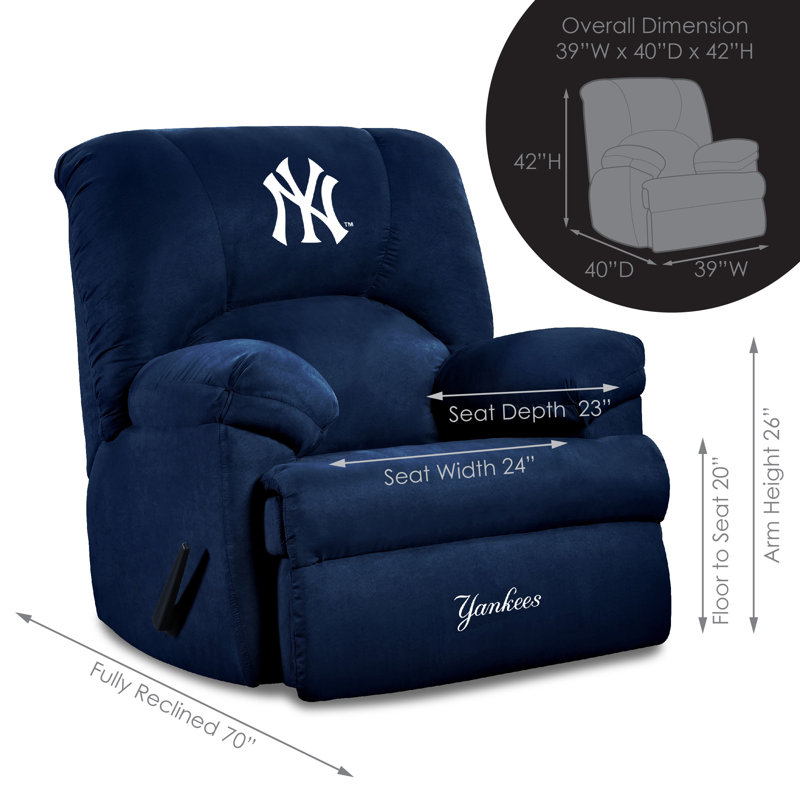 New York Yankees GM Microfiber Recliner