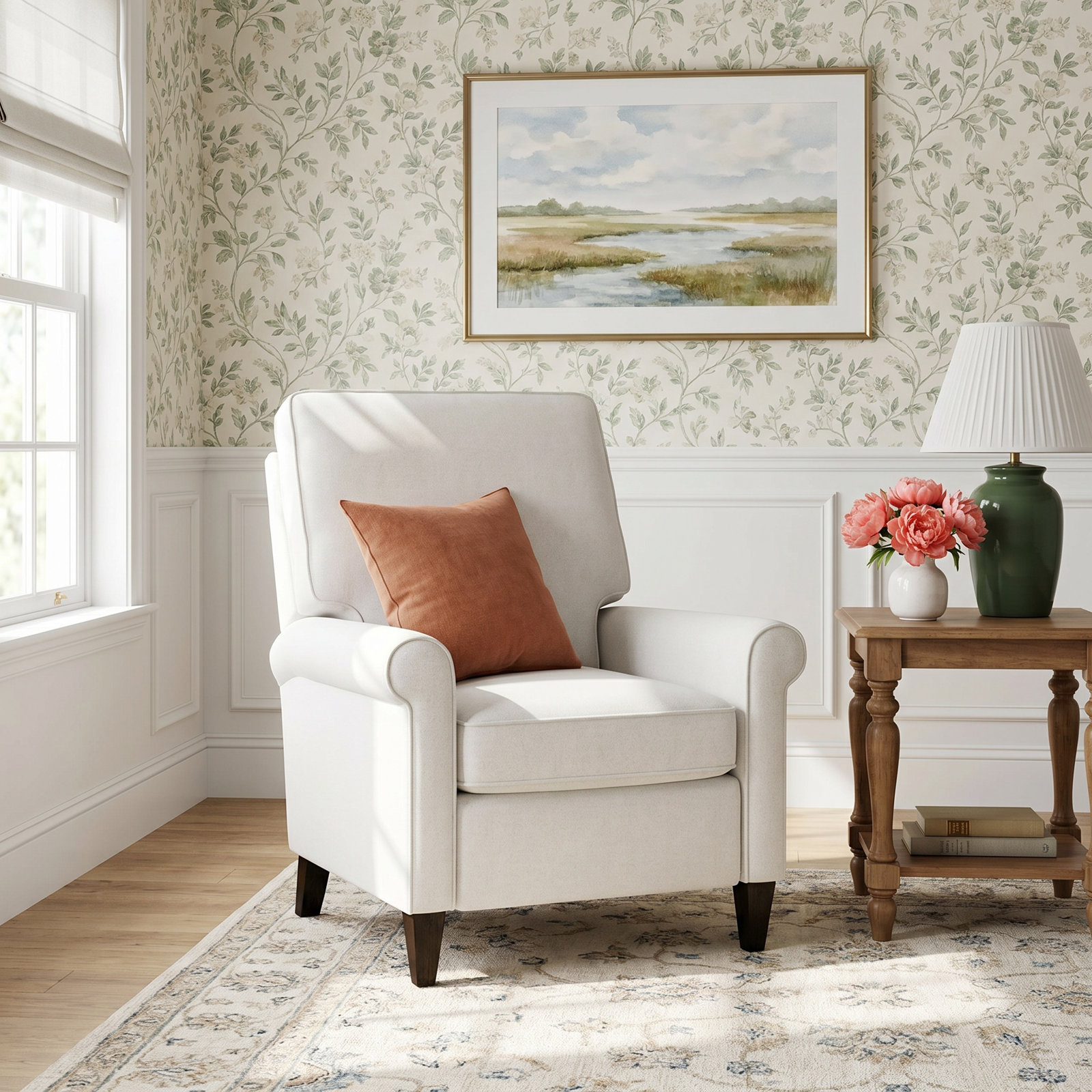 Darian 33" Pushback Recliner, Macarena Beige