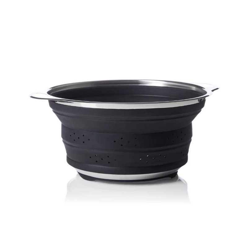 Passoire pliante en silicone Better Houseware, noir