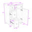 Meuble-lavabo chic 2 tiroirs 24 po avec lavabo en céramique et conception compacte-791560662-795092398