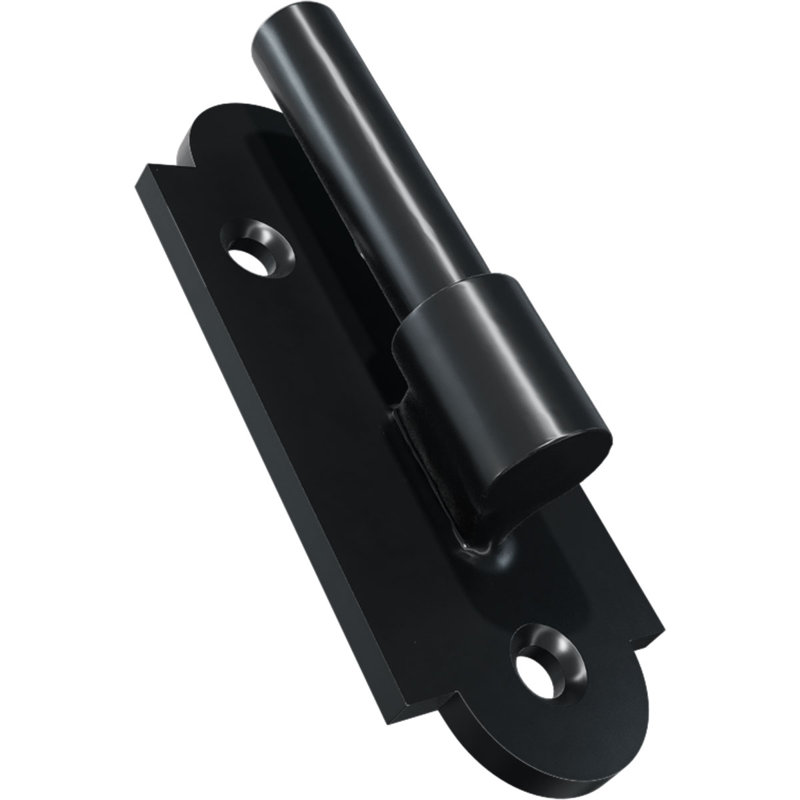 SteelTek Strap Hinge with 1/2" Offset Shutter Kit, for Heights 36"-60"  (Includes 4 Strap Hinges, 2 Flat Hinges, 6 Pintels on Plate, 1 Pair S-Holdbacks w/ Lag Bolt Shutter Support)