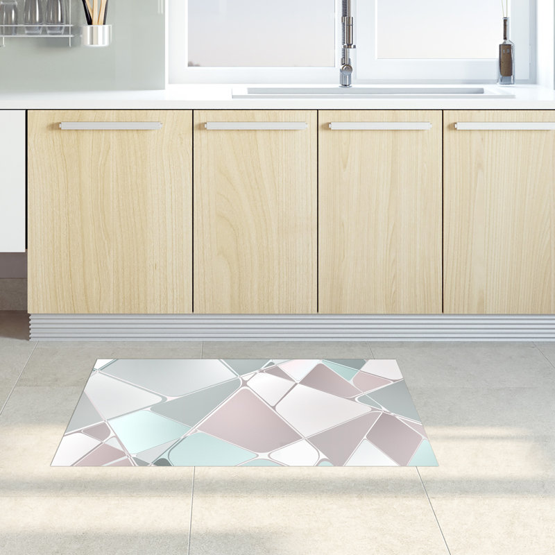 Gerjet Geometric Area Rug, Rectangle 52 x 280cm