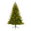 Green Lighted Artificial Christmas Tree-401068789