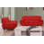 Simili cuir rouge est en rupture de stock