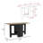 Gateleg Folding Table Space-Saving With Compact Design