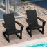 Chaise Adirondack à bascule en PEHD Wolak (ensemble de 2)