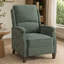 Fauteuil inclinable manuel rembourré pour le salon-2083478883