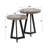 Mindaugas 2 Piece Nest of Tables