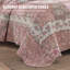 Ensemble de courtepointe en patchwork 3 pièces 100 % coton, couvre-lit brodé avec de véritables points de couture, réversible, léger et respirant pour toutes les saisons, doux et matelassé, avec 2 taies d'oreiller, taille King-134839809-134839811