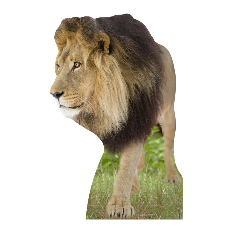 Accroche en carton lion