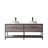Murcia 72 " W Freestanding Standard Free Standing 2 Double Vanity Bathroom Vanity With Ceramic Top-1200665754-1200665755