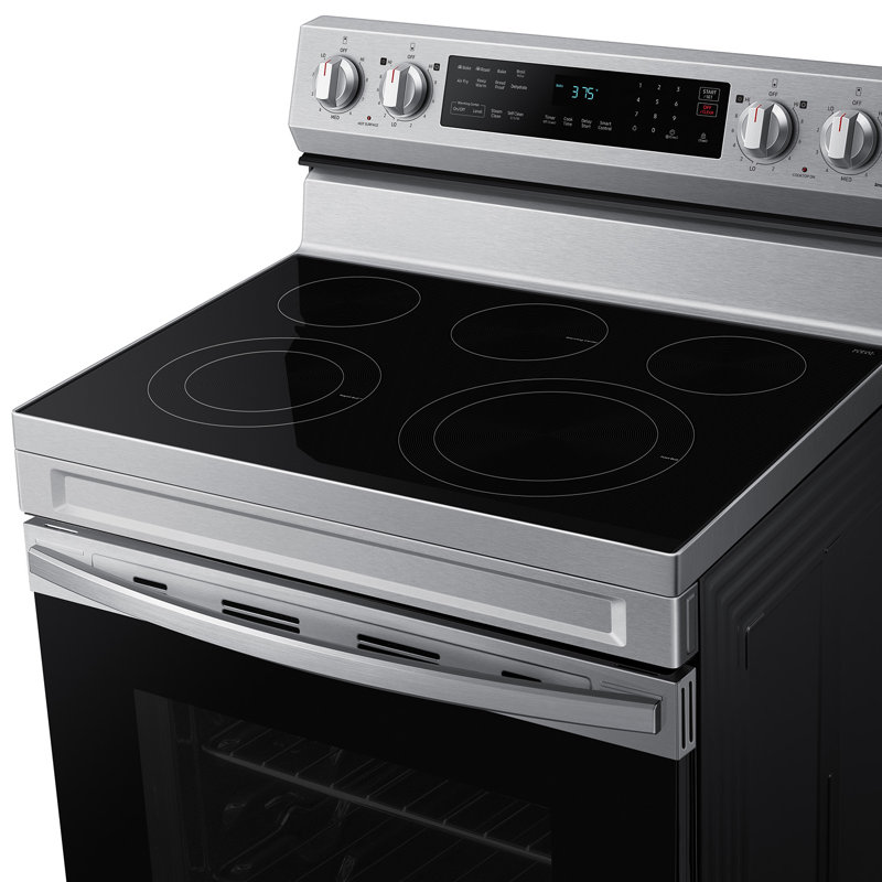 Samsung 6.3 cu. ft. Stainless Steel Smart Electric Range with Air Fry