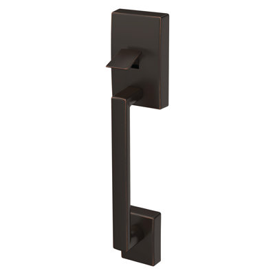 Century Lower Half Handleset with Plymouth Door Knob (Deadbolt Sold Separately)