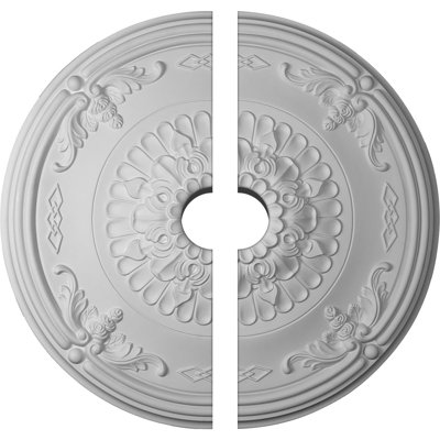 Endurathane Athens Ceiling Medallion, 26 1/4"OD x 4"ID x 3 1/4"P (Fits Canopies up to 3 5/8"), Factory Primed
