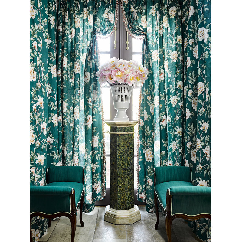 Calabria Riva Fabric, Azalea