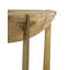 Table de bout à pieds croisés en bois massif