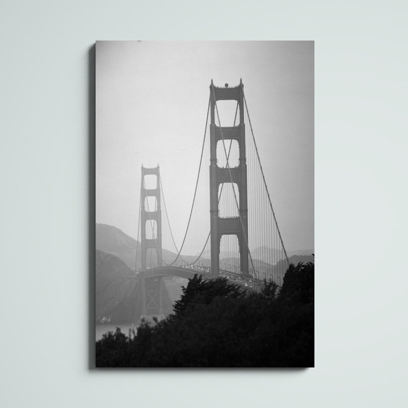 «Golden Gate Bridge I», photographie sur toile, H 48 po x l 32 po