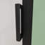 Porte de douche pliante pivotante semi-sans cadre à charnières l 34 po x H 72 po, verre trempé 1/4 po (6 mm), panneau pliable pour salle de bain, installation réversible, noir mat