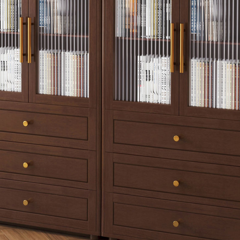 Bibliothèque de style français, Marron foncé