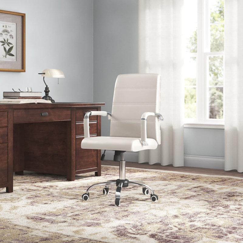 Yemina Task Chair, White