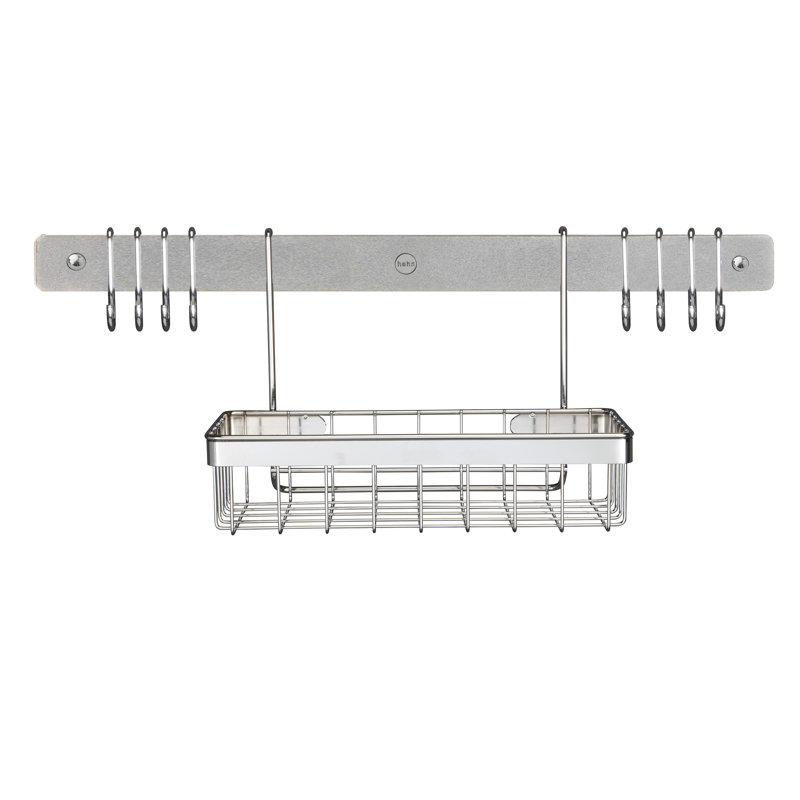 Metal Utensil Crock, Grey