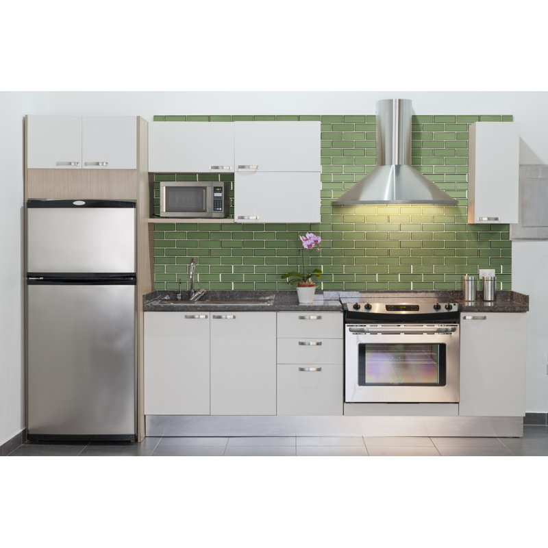 Subway 12 in. x 12 in. Glossy Glass Mosaic Wall Tile, Kairo