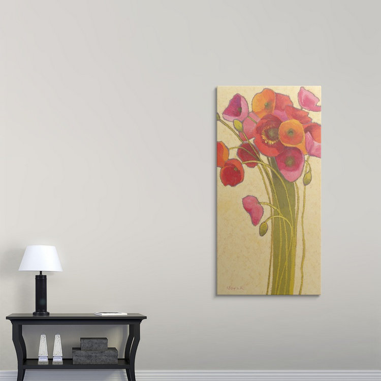 « i » par shirley novak, reproduction d’art Amapola Barcelona, H 36 po x l 18 po x P 1,5 po, Toile