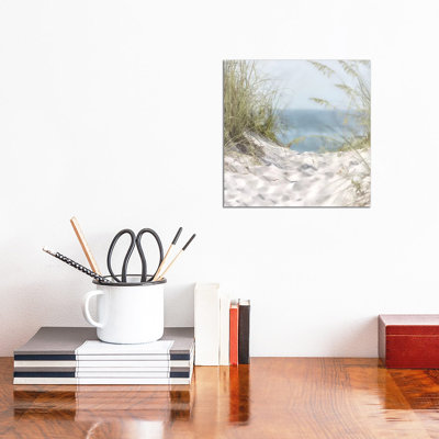 Over The Coastal Dune by Melody Hogan - Wrapped Canvas Photograph