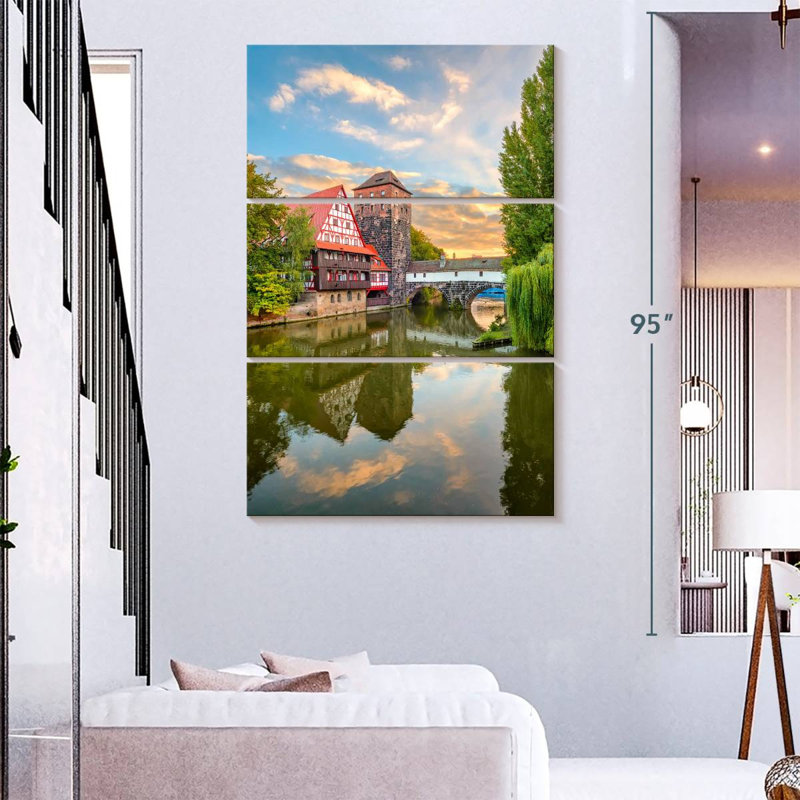 Nicci Hangman's Bridge In Nuremberg, 74" H x 48" W