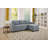 Upholstered Pull Out Sectional Sofa With Storage Chaise, Convertible Corner Couch-412042719