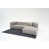 100 % polyester gris clair est en rupture de stock