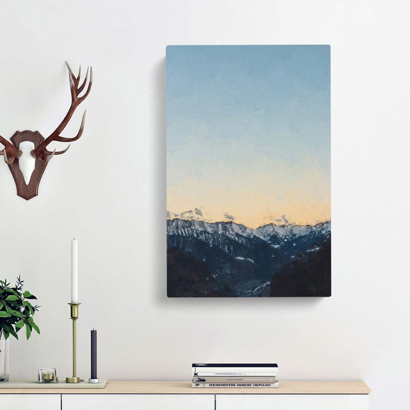 Ahrntal Mountain Valley In Italy - Wrapped Canvas Painting, 76cm H x 50cm W x 3cm D