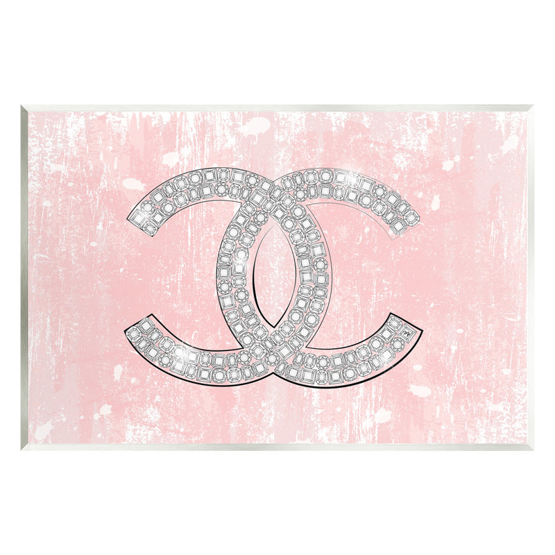 «Chic Diamonds Glam Shape Wall Art» par Martina Pavlova, H 13 po x l 19 po