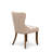 3 Piece Dining Room Table Set Consists of 1 Dining Table and 2 Light Tan Linen Fabric Kitchen Chair Button Tufted Back with Nail Heads - Acacia Walnut Finish-1300094740-1333752358-1300094827