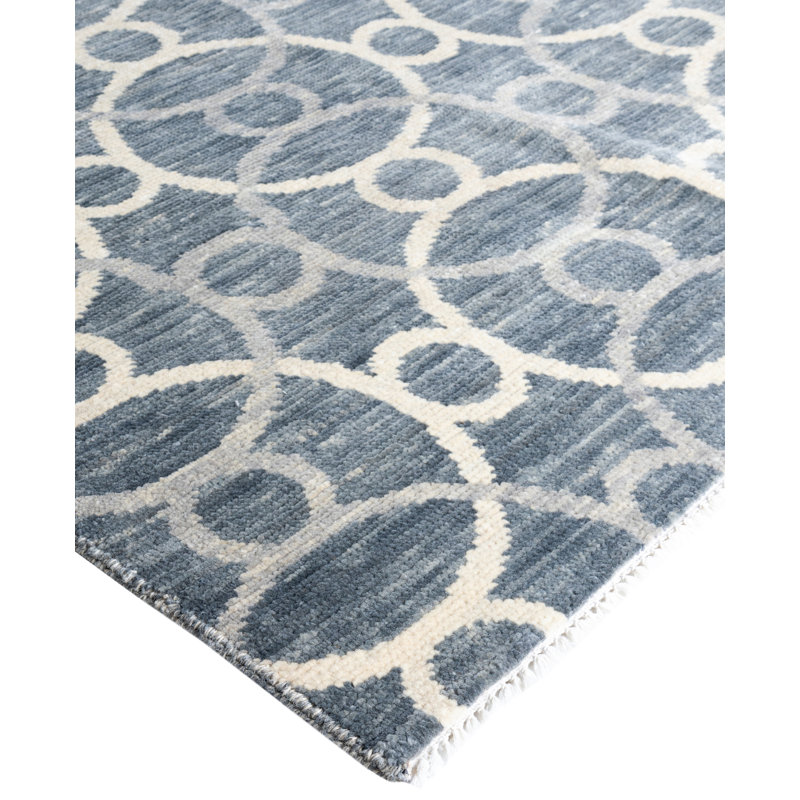 Overdyed One-of-a-Kind 9' 1" X 12' 1" Hand Knotted Area Rug