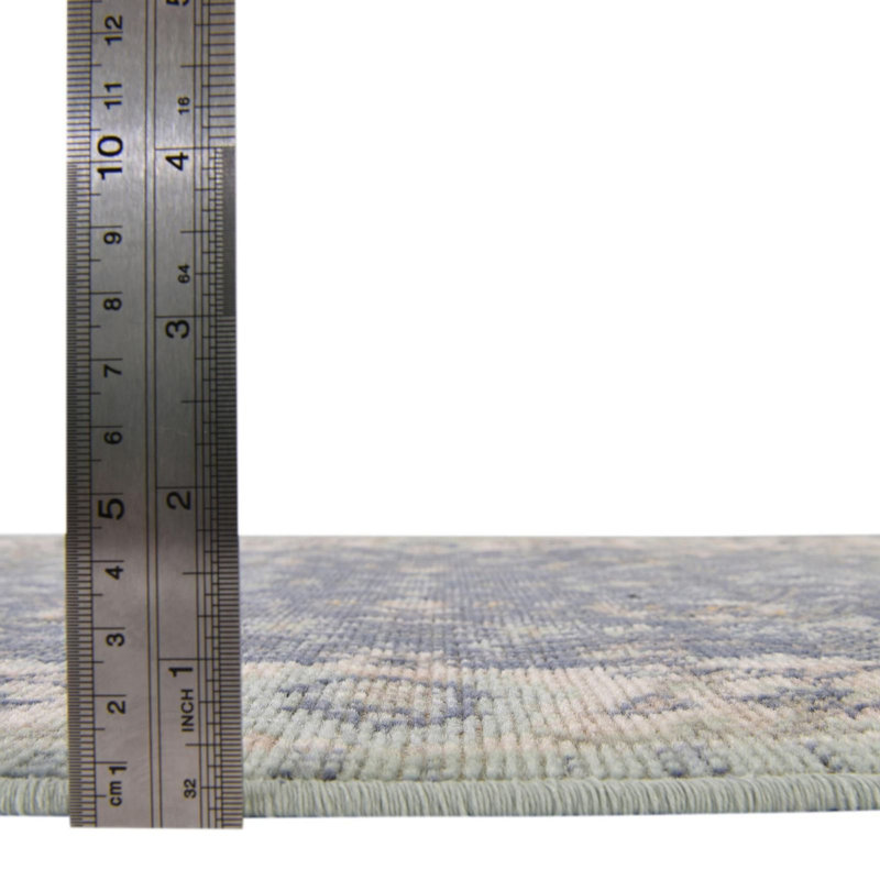 Tapis traditionnel Marciel couleur ciel, Rectangle 2 pi 2 po x 3 pi