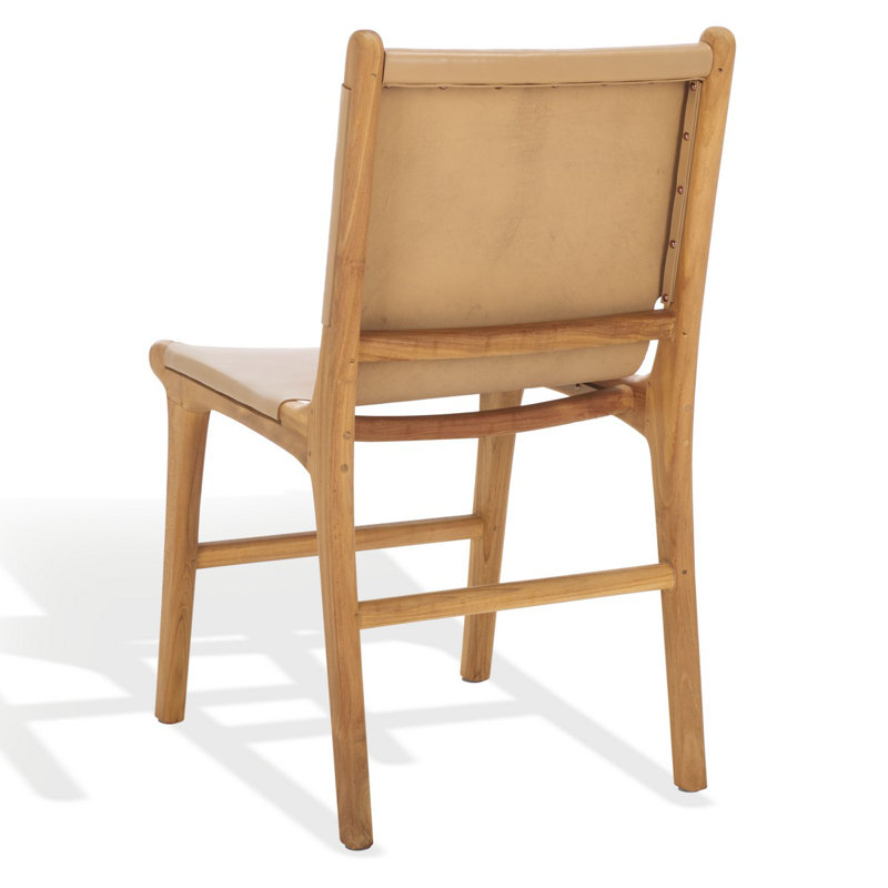 Cassaphina Leather Dining Chair, Tan