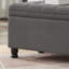 Banc de rangement rembourré capitonné-128969001-128969002