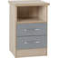 Cascio 2 Drawer Bedside Table-1944451579